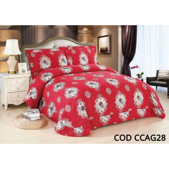 Cuvertura Pat Dublu 3 Piese LUX Cod CCAG28