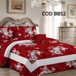 Cuvertura Pat Dublu 3 Piese Bumbac Satinat Cod BBS2