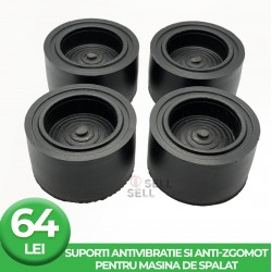Set de 4 piese suport anti-zgomot și antiderapante pentru mașina de spălat