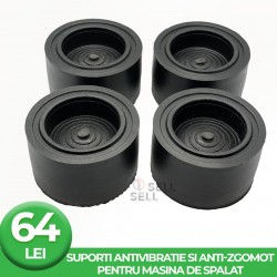 Set de 4 piese suport anti-zgomot și antiderapante pentru mașina de spălat
