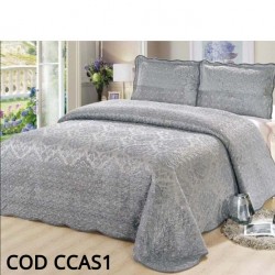 Cuvertura Pat Catifea 3 Piese COD - CCAS1