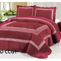 Cuvertura Pat Catifea 3 Piese COD - CCG1