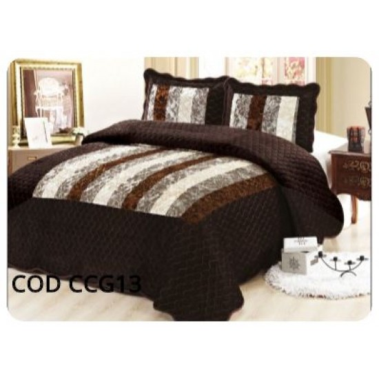 Cuvertura Pat Catifea 3 Piese COD - CCG13