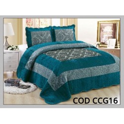 Cuvertura Pat Catifea 3 Piese COD - CCG16