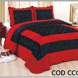 Cuvertura Pat Catifea 3 Piese COD - CCG19