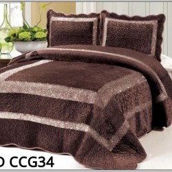 Cuvertura Pat Catifea 3 piese - COD CCG34