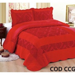 Cuvertura Pat Catifea 3 Piese - COD CCG35