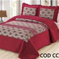 Cuvertura Pat Catifea 3 Piese - Cod CCLAK1