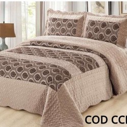 Cuvertura Pat Catifea 3 Piese - Cod CCLAK4