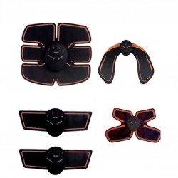 EMS Set electrostimulator 5 in 1  pentru slabire si tonifiere musculatura prin stimuli electrici