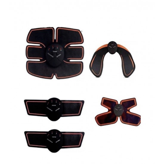 EMS Set electrostimulator 5 in 1  pentru slabire si tonifiere musculatura prin stimuli electrici