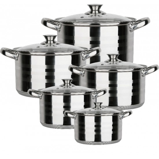 Set oale din Inox 10 piese BL-1424-10 BLAUMANN FOR YOUR HOME
