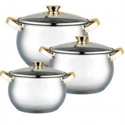 Set oale cu capac Gunberg GR 1057 6 piese Inox
