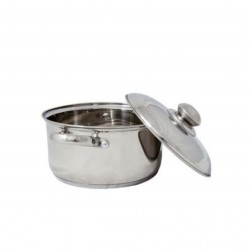 Cratita din Inox cu Capac din Inox, 28 cm , 8.70 l, Grunberg Gr1928