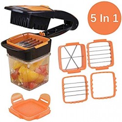 TOCATOR SI FELIATOR PENTRU LEGUME SAU FRUCTE 5 IN 1 NICER DICER QUICK