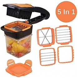 TOCATOR SI FELIATOR PENTRU LEGUME SAU FRUCTE 5 IN 1 NICER DICER QUICK
