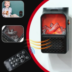 AEROTERMA PORTABILA FLAME HEATER, 500 W, 2 NIVELURI TEMPERATURA, DISPLAY DIGITAL