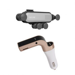 SUPORT TELEFEON + CADOU Modulator FM HandsFree Bluetooth