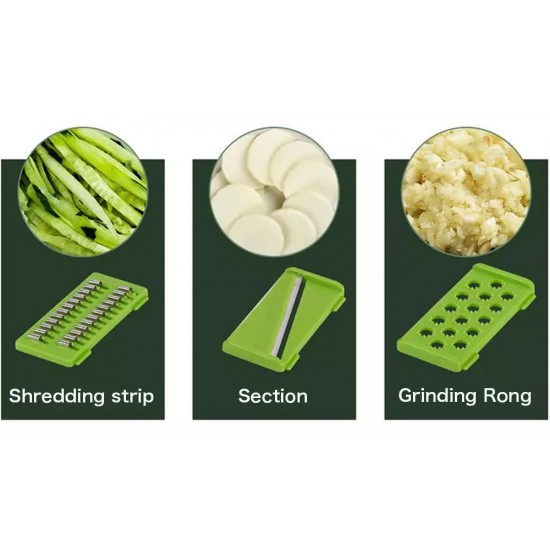 Razatoare multifunctionala pentru legume cu 7 accesorii