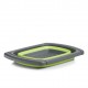 Strecuratoare pliabila pentru chiuveta, din plastic, Colander Verde, l44-68xA29,8xH5,2-13,1 cm