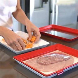  Set 2 tavi pentru pastrarea alimentelor proaspete