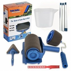 Trafalet revolutionar cu rezervor Paint Roller cu brat extensibil