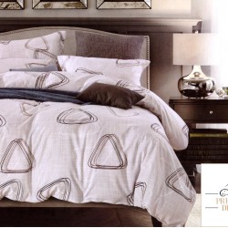 Lenjerie de Pat dublu Casa New Fashion din FINET cu 6 piese cod R-109