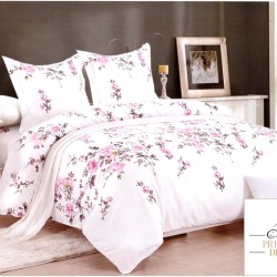 Lenjerie de Pat dublu Casa New Fashion din FINET cu 6 piese cod R-95