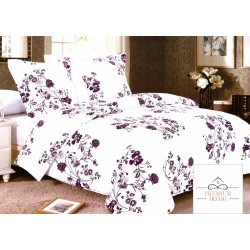 Lenjerie de Pat dublu Casa New Fashion din FINET cu 6 piese cod R-99