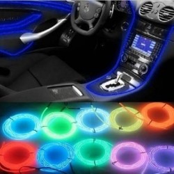 Fir cu neon pentru lumina ambientala - rosu, albastru sau galben