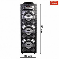 Boxa Bluetooth Portabila 45W, Karaoke, Radio, Card, USB, MP3 Microfon