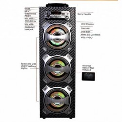 Boxa Bluetooth Portabila 45W, Karaoke, Radio, Card, USB, MP3 Microfon