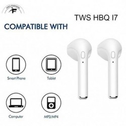 Casti i7 TWS, True Wireless, Bluetooth, incarcator incorporat