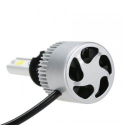 Bec led H7(set 2 bucati), Ventilator incorporat, Cip, Putere 50 w, 8000 Lumeni per bec s