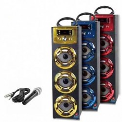 Boxa Bluetooth portabila 3 difuzoare, MX-103, microfon inclus