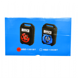 Boxa portabila Hsd BT 1302, bluetooth, radio FM, redare MP3, SD, USB, led cu schimbare culoare