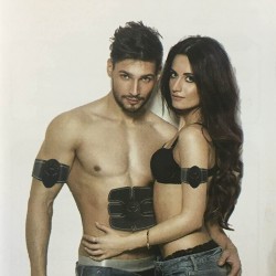 Centura electrostimulare EMS Six Pack abdominala Smart Fitness pro