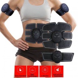 Centura EMS cu 3 piese electrostimulare corporala biceps, abdomen Smart Fitness pro
