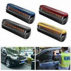 Dispozitiv de pus numarul de telefon in parbriz pentru parcare temporara