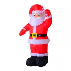 Mos Craciun gonflabil cu lumini,180 cm