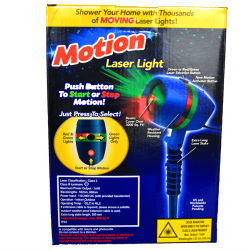 Proiector Star Shower Motion cu Efect 3D holografic, Proiectie lumini laser, Static si Miscator, pentru exterior si interior