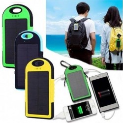 Baterie externa Power Bank 8000 mAh+Cablu incarcare Samsung, cu incarcare solara