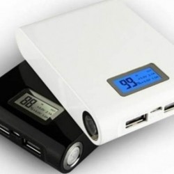 Baterie externa Power Bank, cu display procentaj baterie, 12000 mAh