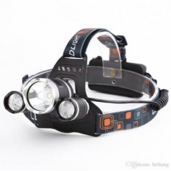 Lanterna frontala cu acumulator, Led si zoom Cree 5W