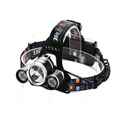Lanterna frontala cu acumulator, Led si zoom Cree 5W