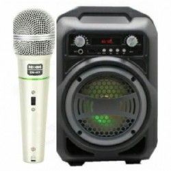 Boxa portabila Bluetooth BS-12 + microfon DM-401